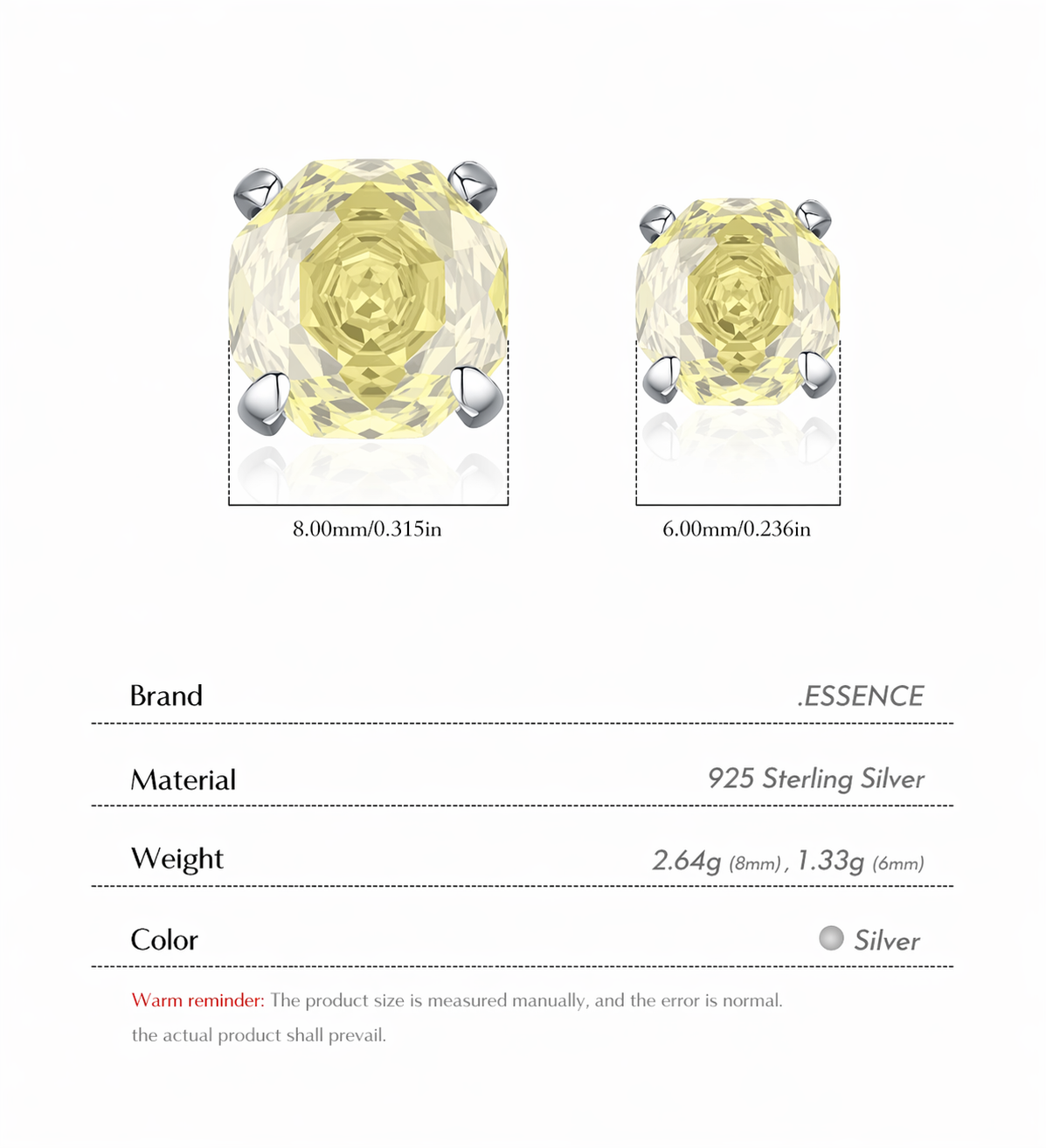 .ESSENCE Golden Light Studs
