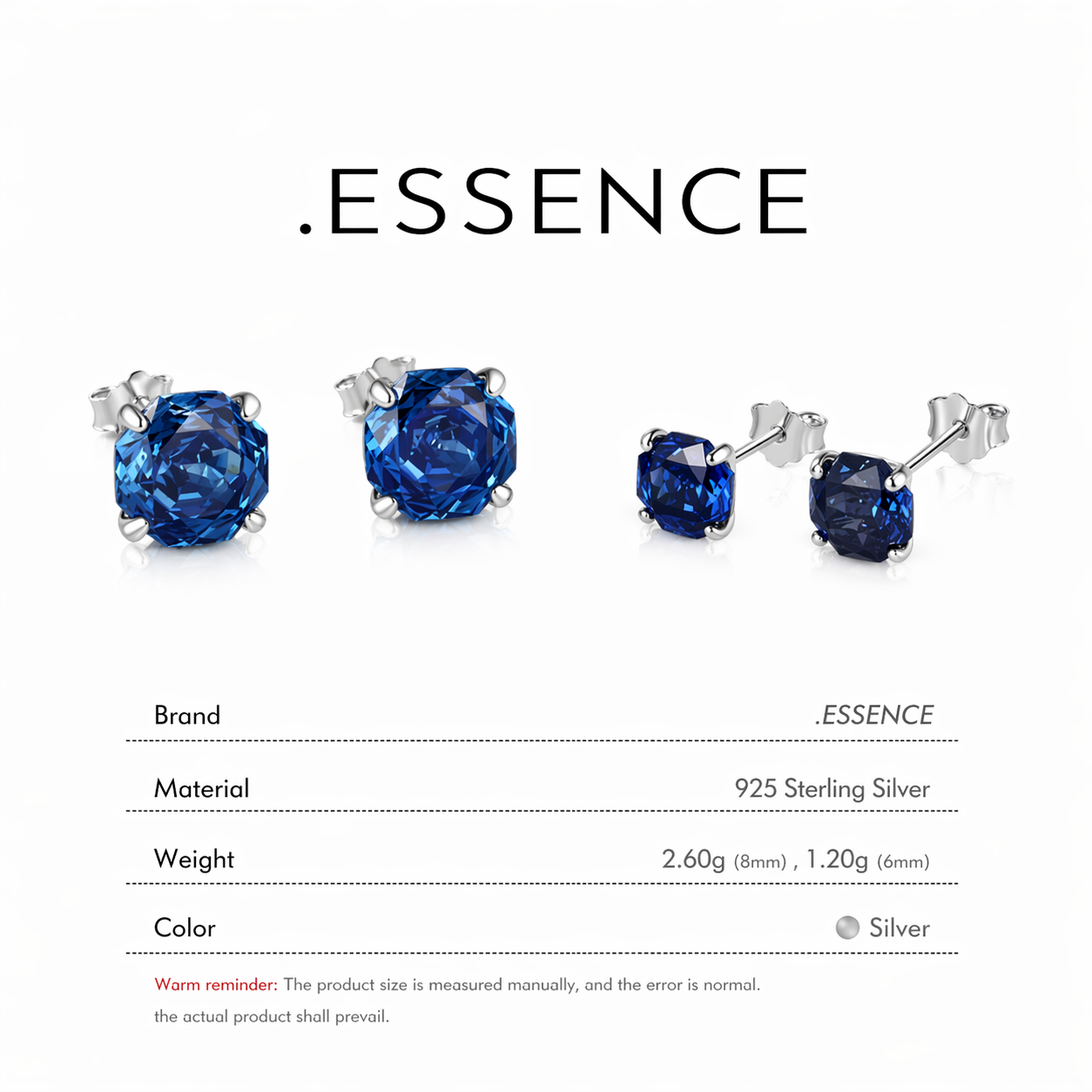 .ESSENCE Midnight Ocean Studs