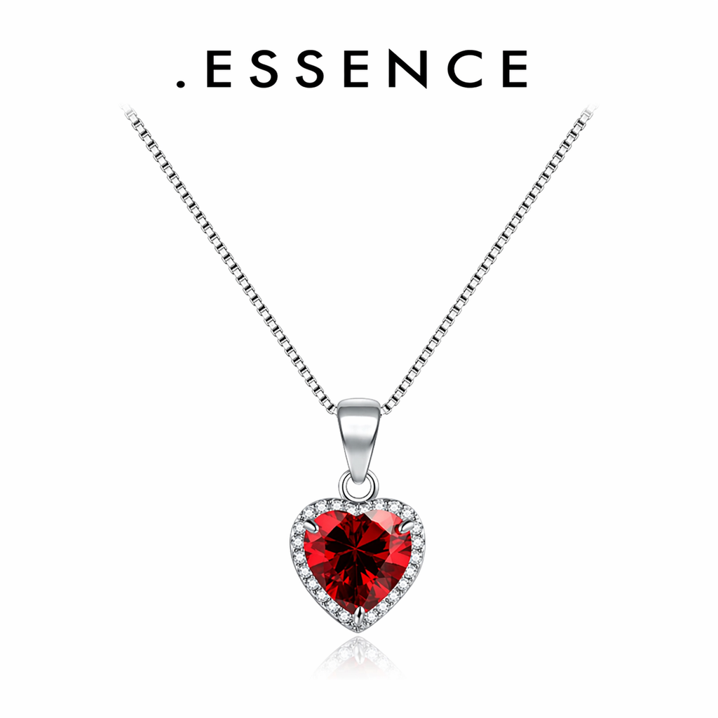 .ESSENCE Scarlet Heart Necklace