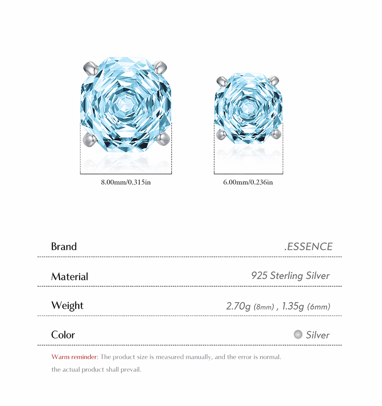 .ESSENCE Aurora Ice Studs